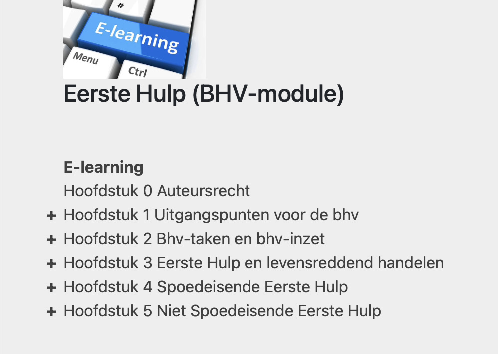 Eerste Hulp (BHV-module)