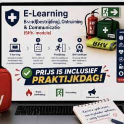 E-learning Kinder BHV Opleiding (eerste hulp, Brand(bestrijding), ontruiming & communicatie)