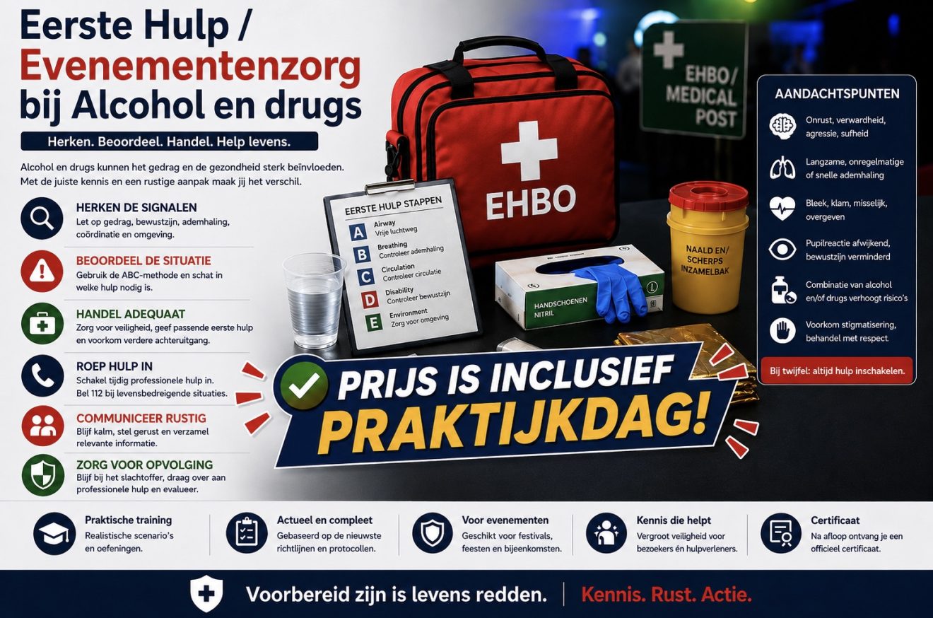 08. E-learning Eerste Hulp en Evenementenzorg bij Alcohol en Drugs