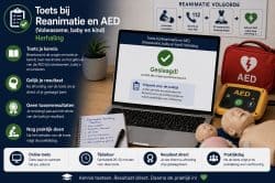 Toets bij Reanimatie en AED (Volwassene, baby en kind) Herhaling